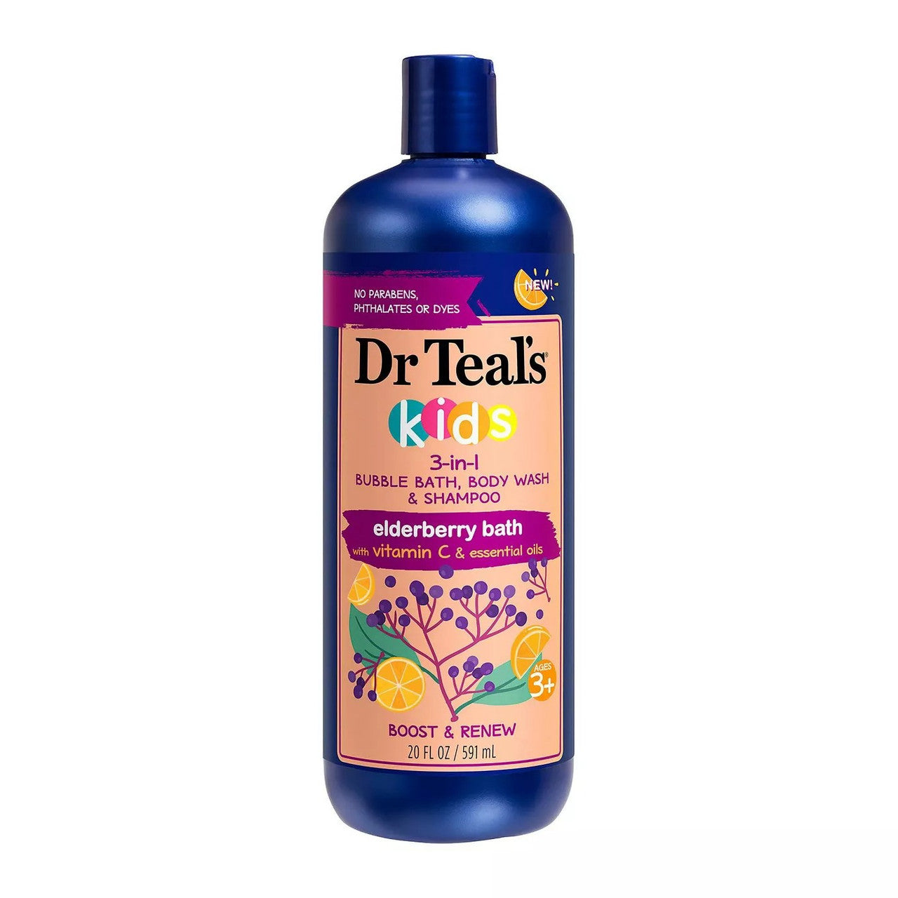 Gel douche 3-en-1 à la Sureau pour enfants de Dr Teal’s® - 20 fl oz