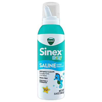 Vicks Gentle Saline Nasal Mist for Babies - 5 Oz