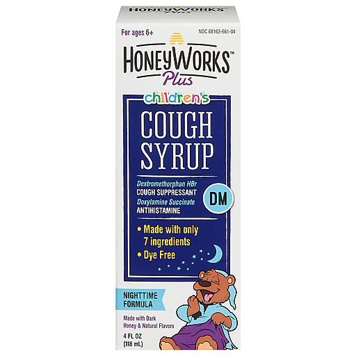 Coffret de sirop contre la toux biologique HoneyWorks pour enfants