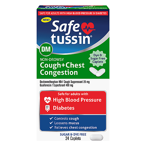 Safetussin DM Tos y Congestión Torácica 8oz - Sin Azúcar y Sin Alcohol