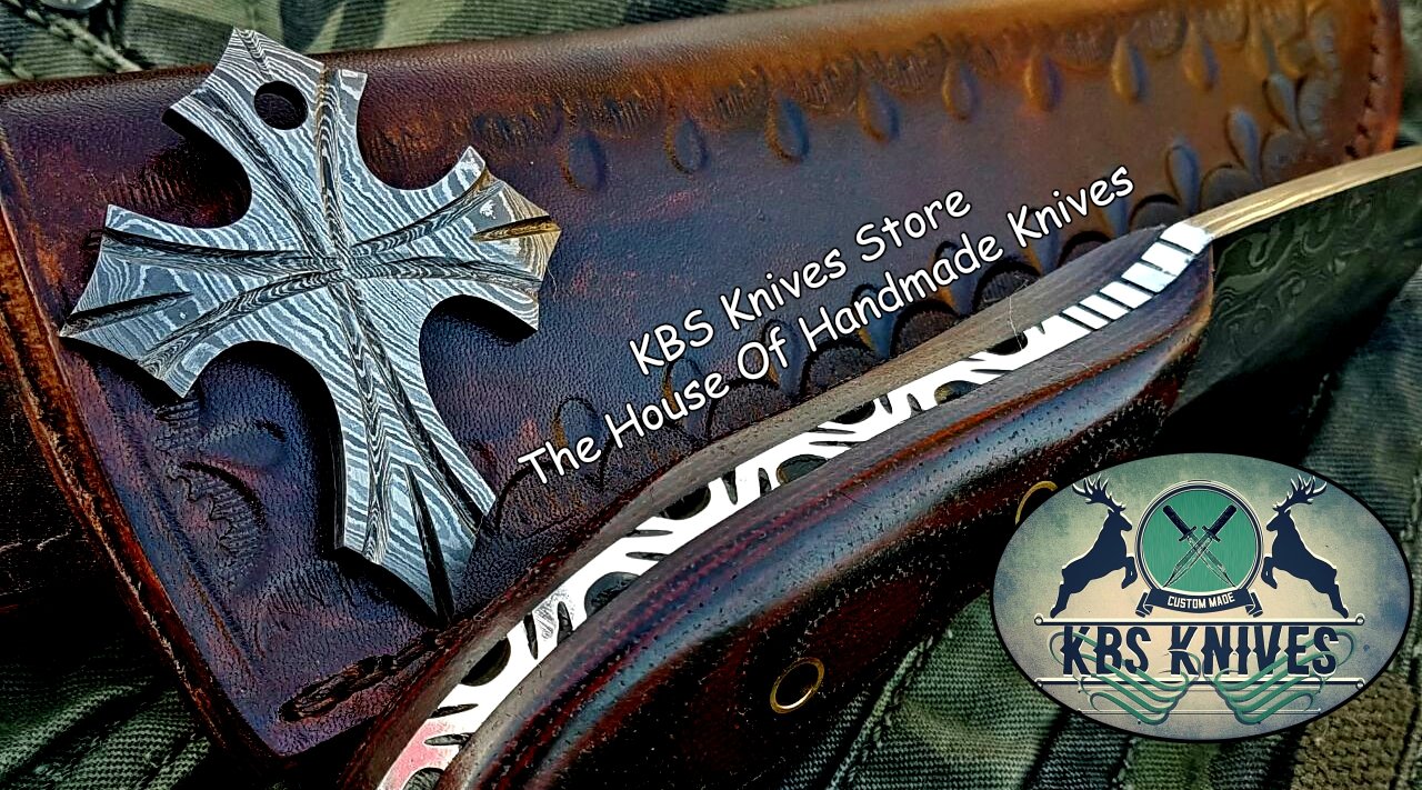 Premium Custom Damascus Steel Hunting and Skinning Knife - Korvel