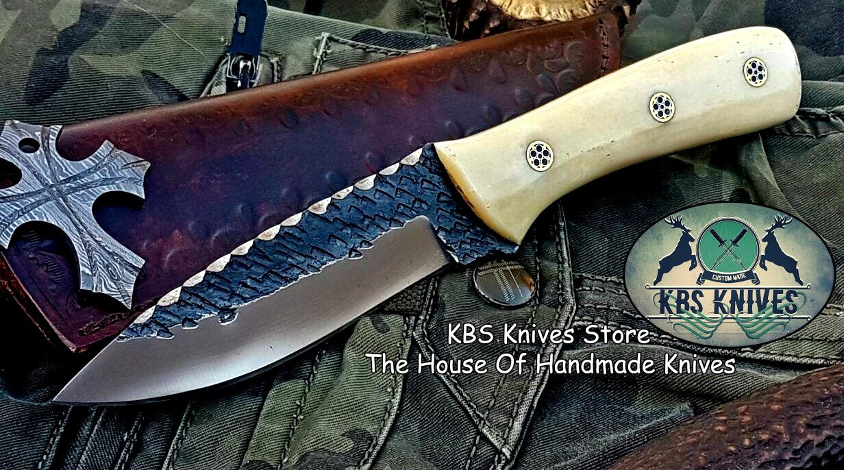 Premium Handcrafted 1095 High Carbon Steel Hunting and Skinning Knife - Korvel