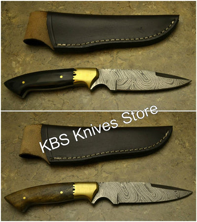 Exquisite Handcrafted Damascus Twist Blade Knives - Korvel