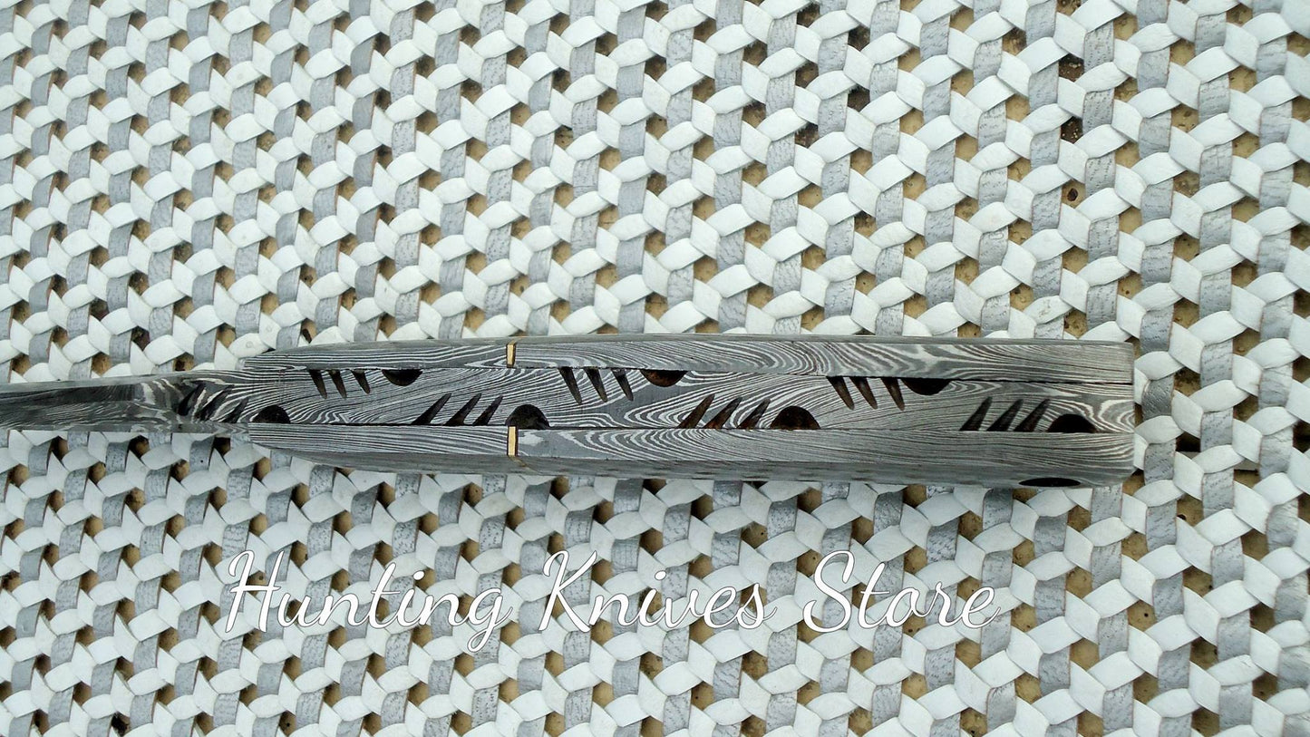 Elegant Damascus Steel Slim Knife - Korvel