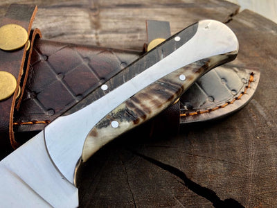 Exquisite Full Tang Custom D2 Steel Hunting Knife - Korvel
