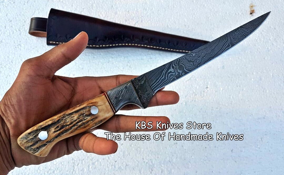 Damascus Steel Fillet Knife – 7" Precision Blade - Korvel