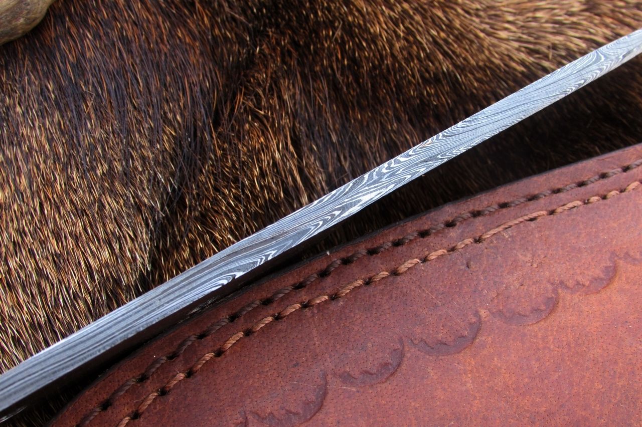 Premium Damascus Steel Blank Blade for Custom Knives - Korvel