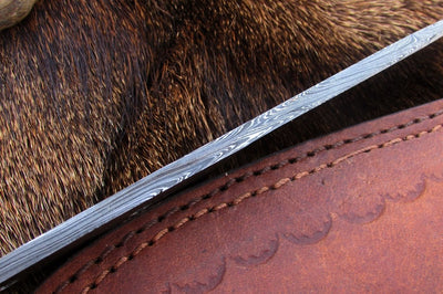 Premium Damascus Steel Blank Blade for Custom Knives - Korvel