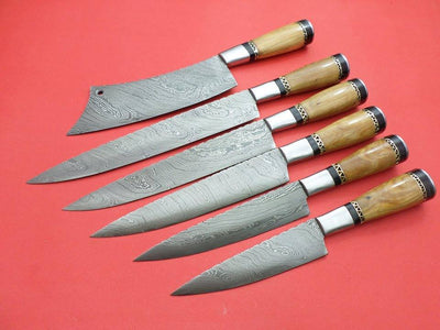 Premium Damascus Steel Kitchen Knife Collection - Korvel