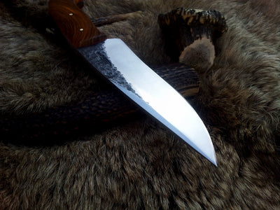KBS Knives: Premium Custom Hand-Forged Hunting Knife | 10-Inch 1095 Steel - Korvel