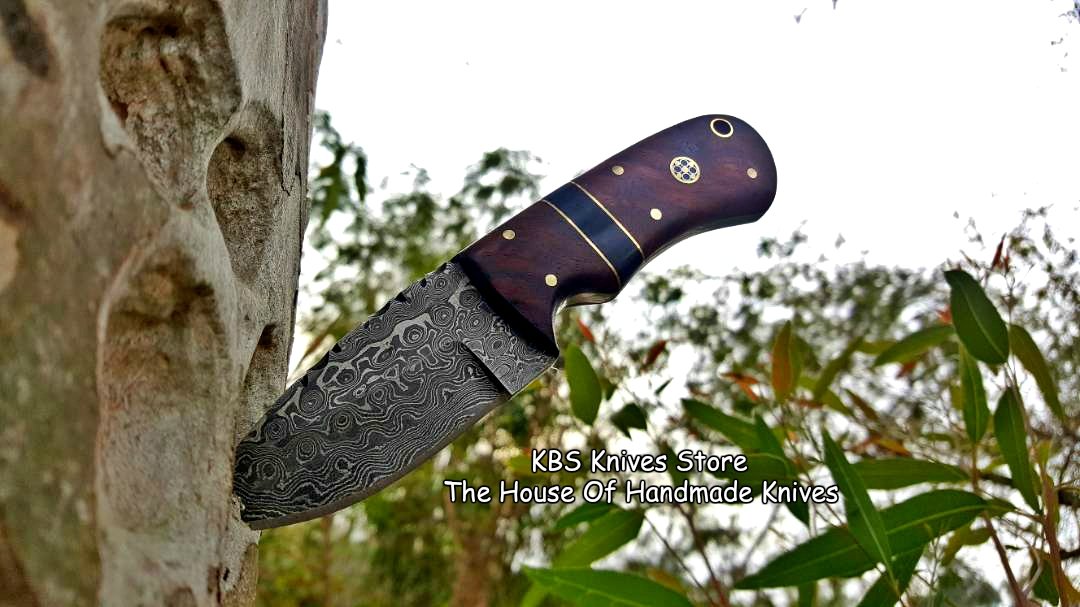 Artisan Crafted Damascus Steel EDC Skinner Knife for Outdoor Adventures - Korvel