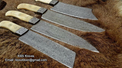 Exquisite Handcrafted Damascus Steel Knife Collection - Korvel
