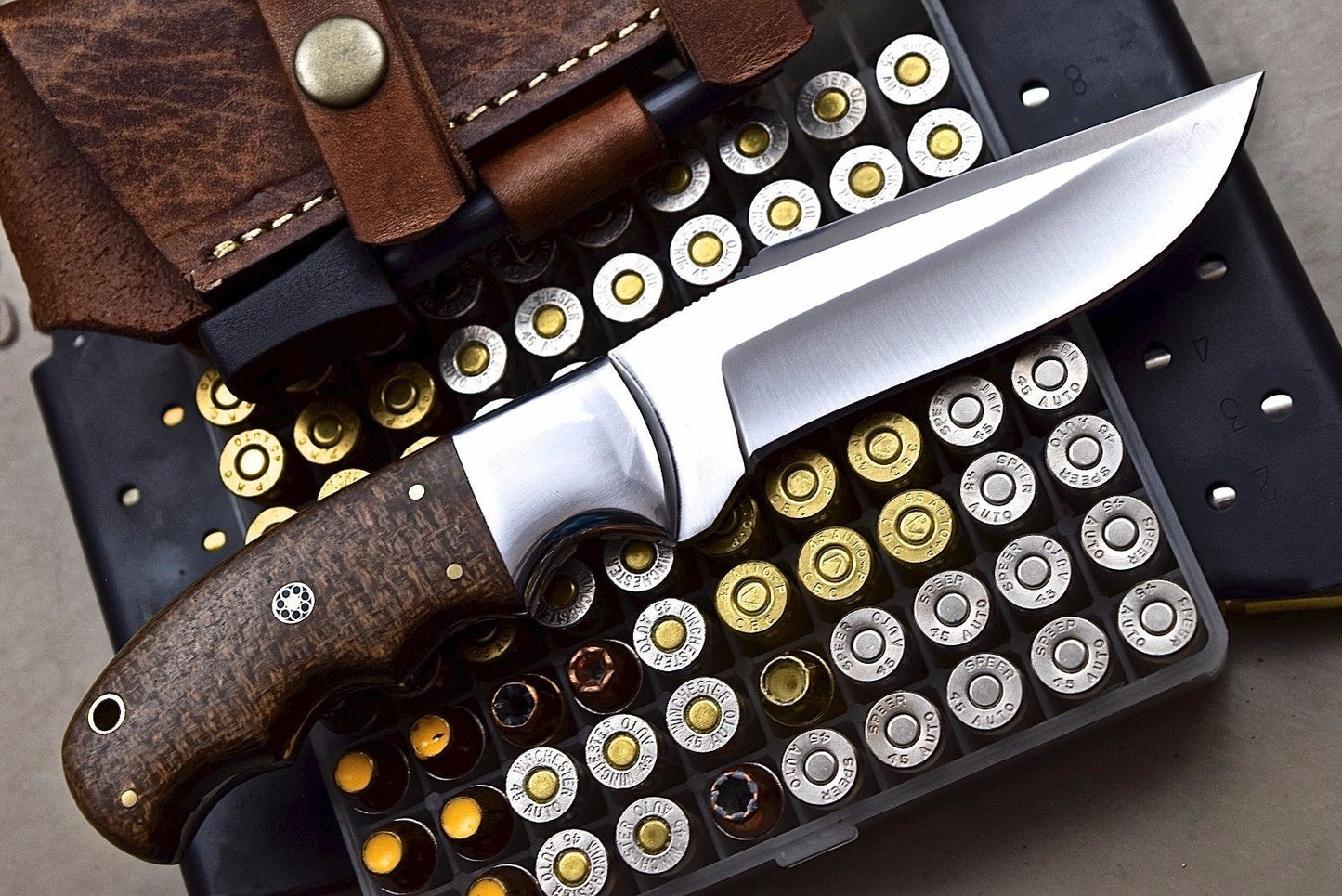 Premium 1095 High Carbon Steel Skinner Knife - Korvel