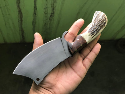 Premium Full Tang Custom 1095 EDC Cleaver Knife - Korvel
