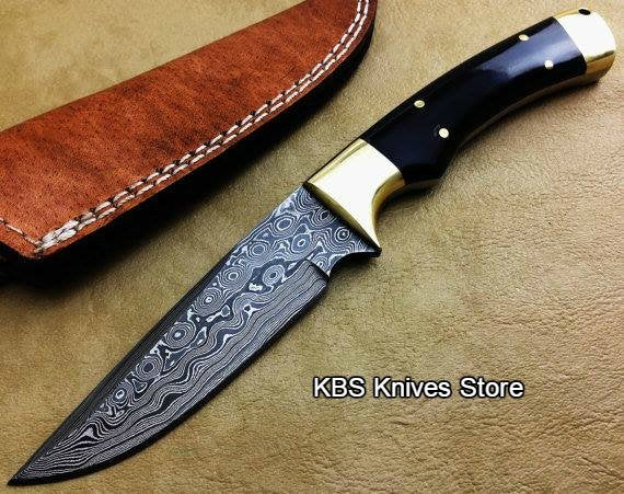 Artisan Crafted Damascus Steel Hunting Knife - Korvel