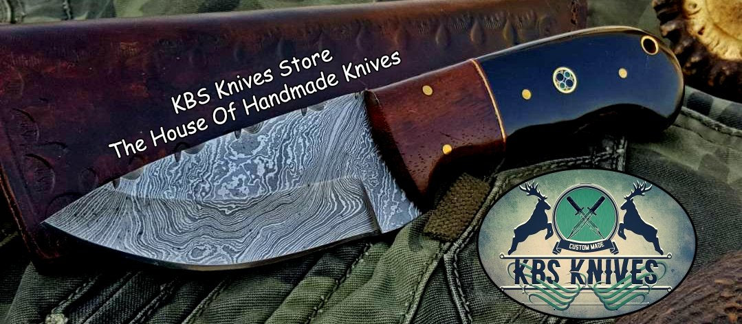 Premium Custom Damascus Steel Hunting and Skinning Knife - Korvel