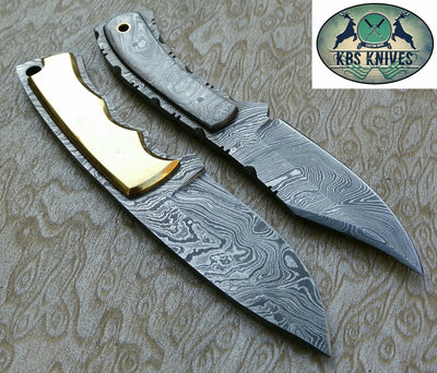 Artisan Crafted Damascus Steel Skinning Knives - Korvel