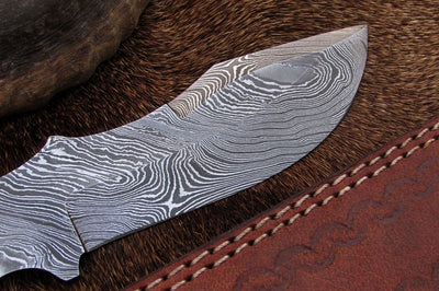 Premium Damascus Skinner Knife Blank Blade - Korvel