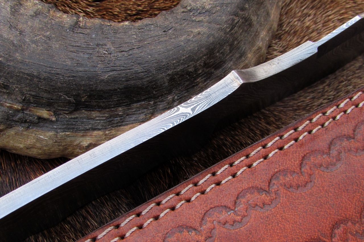 Premium Damascus Skinner Knife Blank Blade - Korvel