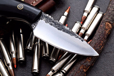 Premium Full Tang Handmade Railroad Spike Hunting Knife - Korvel