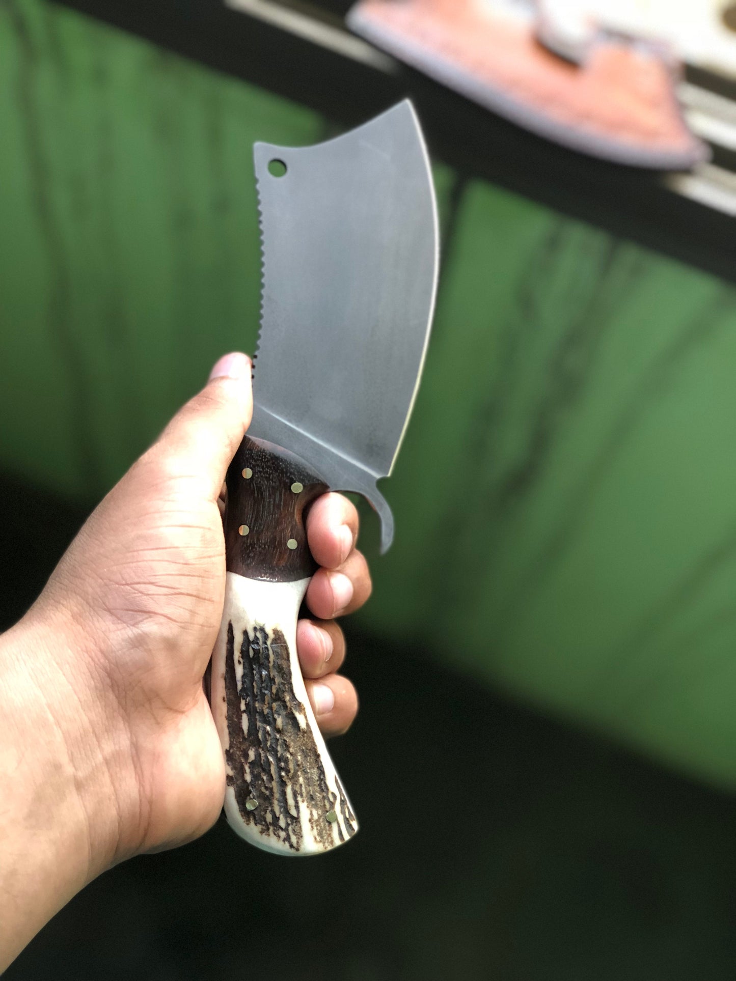 Premium Full Tang Custom 1095 EDC Cleaver Knife - Korvel