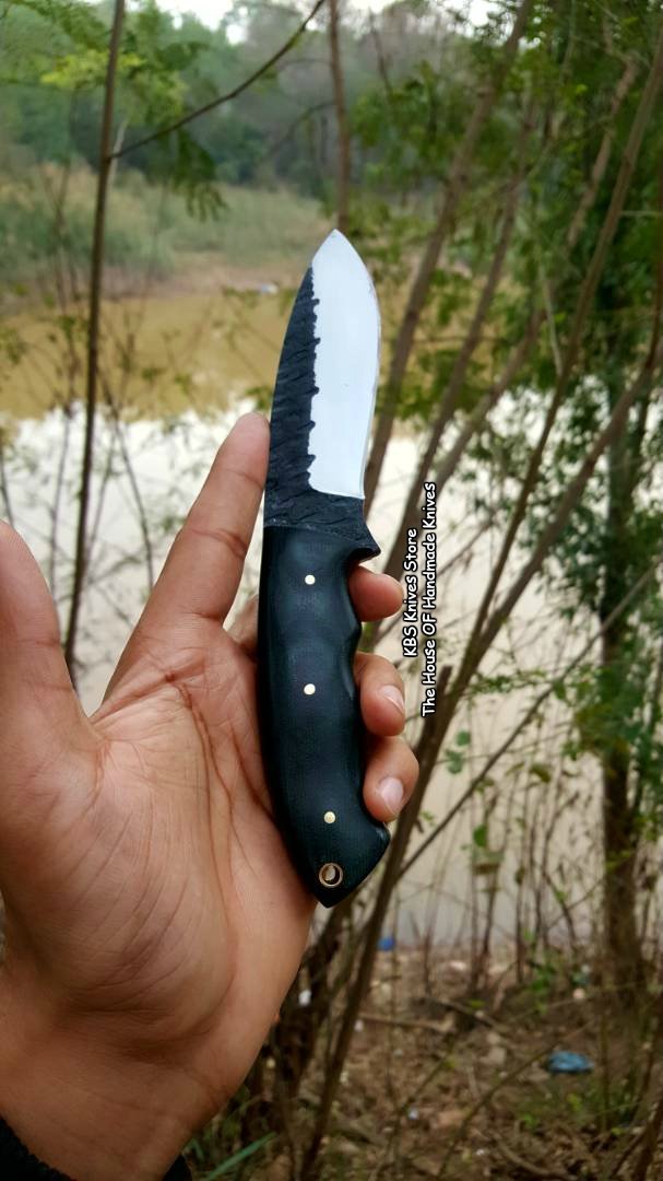 Artisan Crafted 1095 High Carbon Steel Hunting Knife - Korvel
