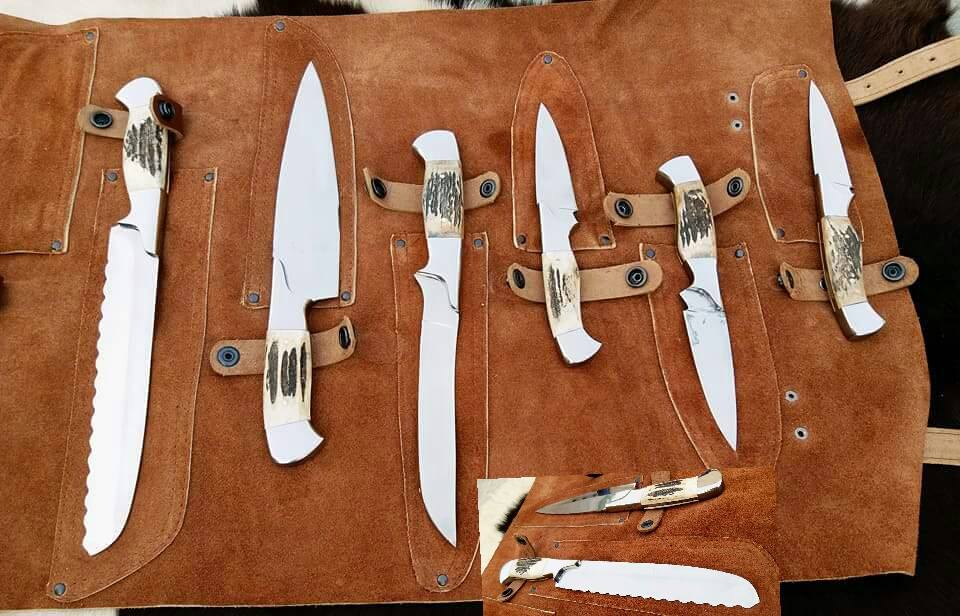 Premium Custom J2 Stainless Steel Chef Knife Set - Korvel