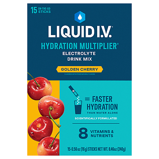 Mélange de boisson électrolytique Liquid I.V.® Cerise Dorée