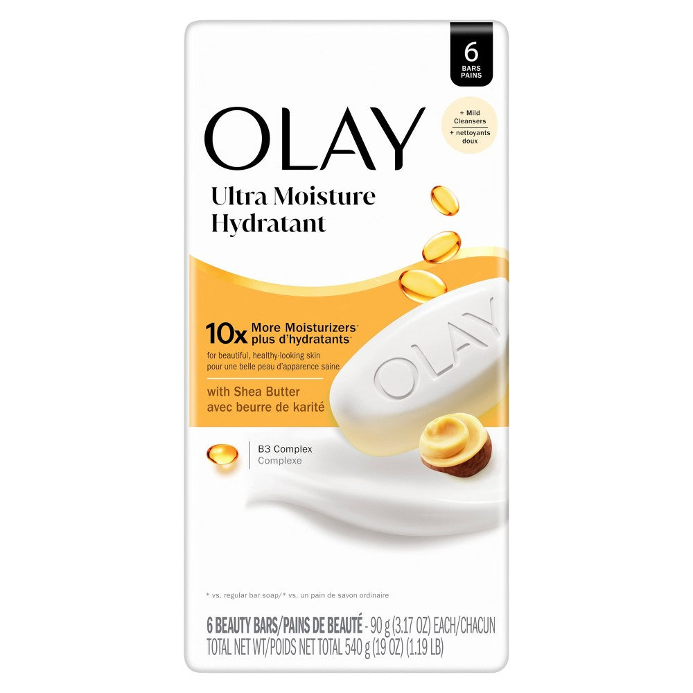 Barres de beauté Olay Ultra Moisture avec beurre de karité
