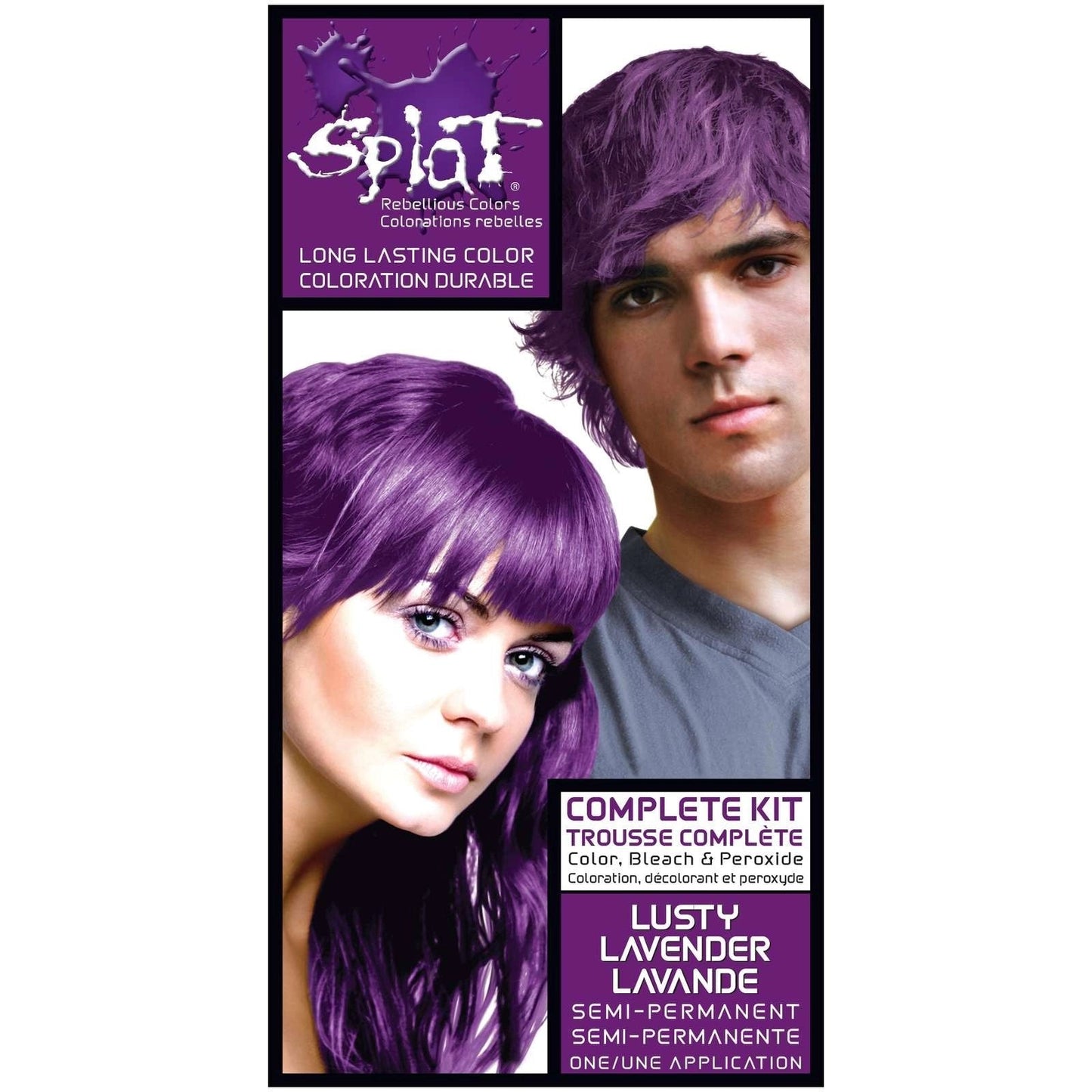 Kit complet Splat couleur de cheveux lavande envoûtante