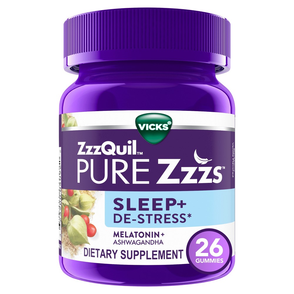 Vicks ZzzQuil Pure Zzzs Gominolas de Sueño de Mora y Vainilla
