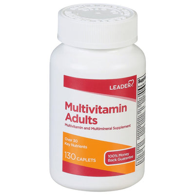 Multivitamines Leader pour Adultes - 130 Comprimés
