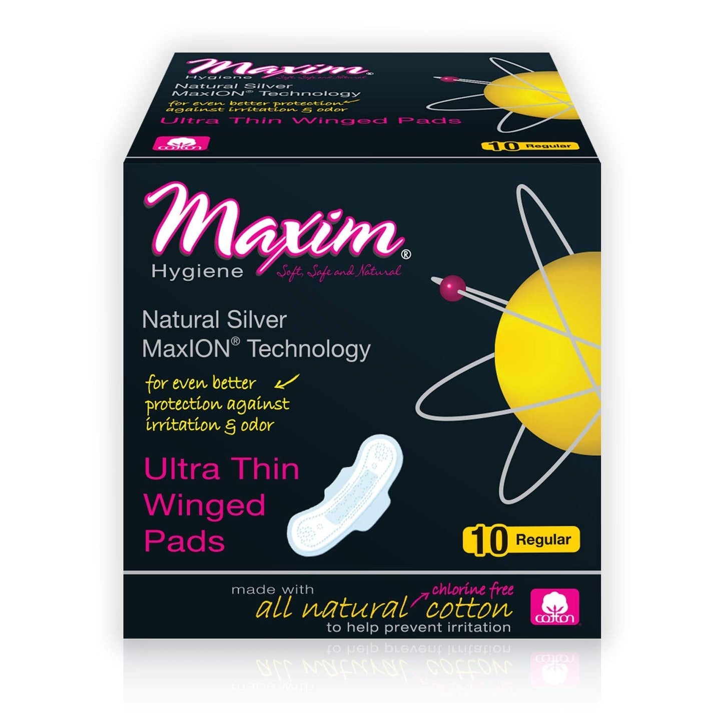 Maxim Hygiene Maxion™ Natural Ultra Thin Winged Pads
