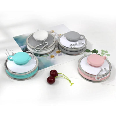 500ML Foldable Silicone Water Bottle for Travel