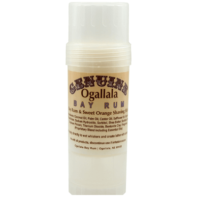 Ogallala Bay Rum & Sweet Orange Shaving Stick - 2.5 Oz.
