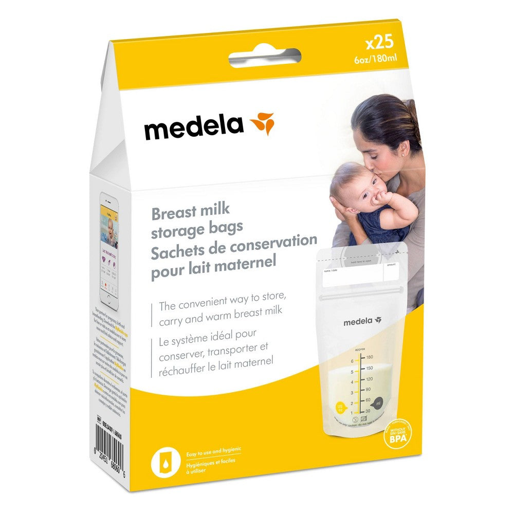 Sacs de stockage de lait maternel Medela - 6oz/180ml