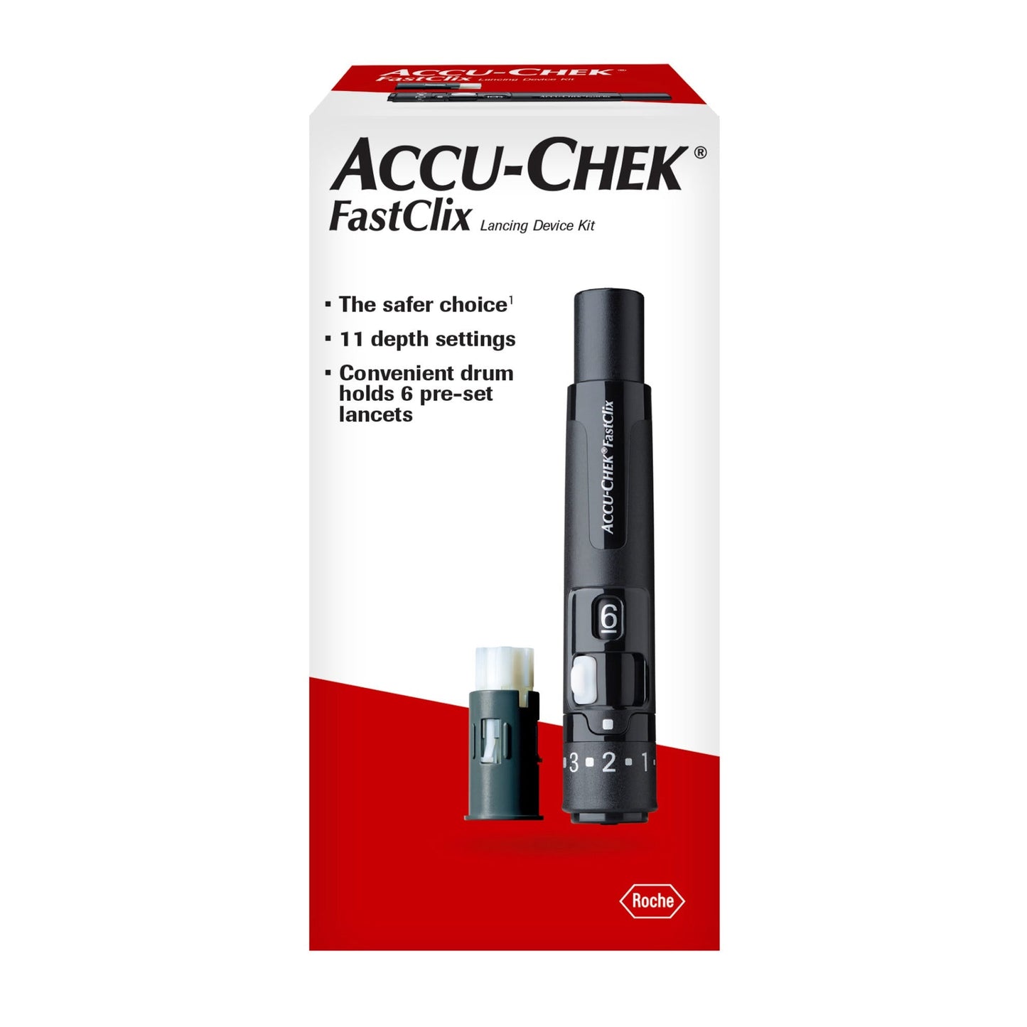Kit de dispositif de lancette Accu-Chek Fastclix