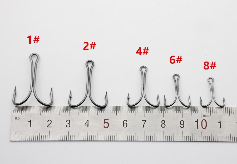 Rompin 50pcs/lot 9908 Double Fishing Hooks Small Fly Tying Double Dual Fishing Hook For Jig Size 1 2 4 6 8 - Korvel