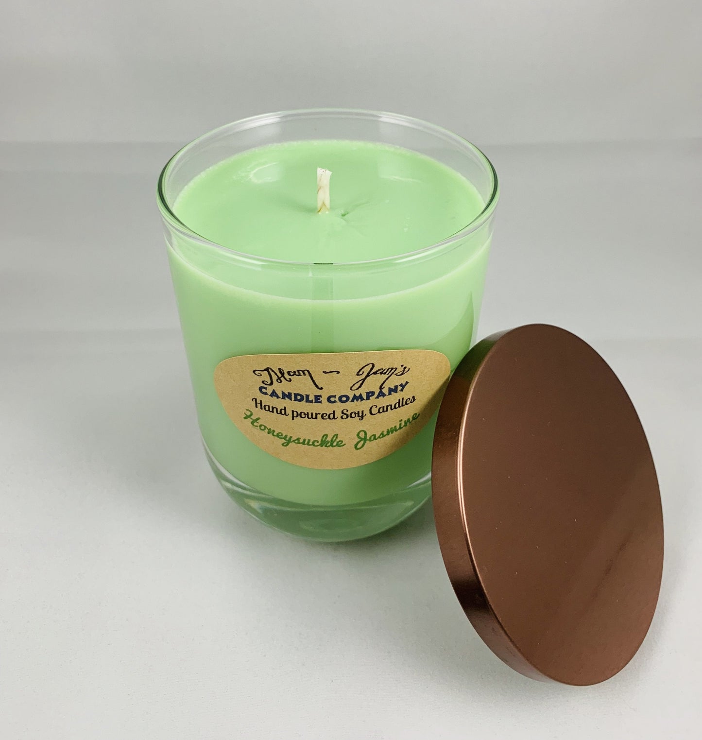 Honeysuckle Jasmine Soy Candle – Sweet & Floral Scent | Mam Jam’s - Korvel