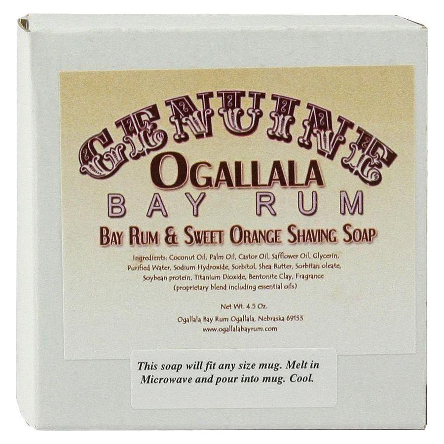 Ogallala Bay Rum & Sweet Orange Shaving Soap - 4.5 Oz