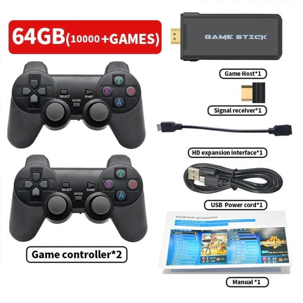 Consola de Juegos Dobles 2.4G - Juegos Clásicos Redefinidos
