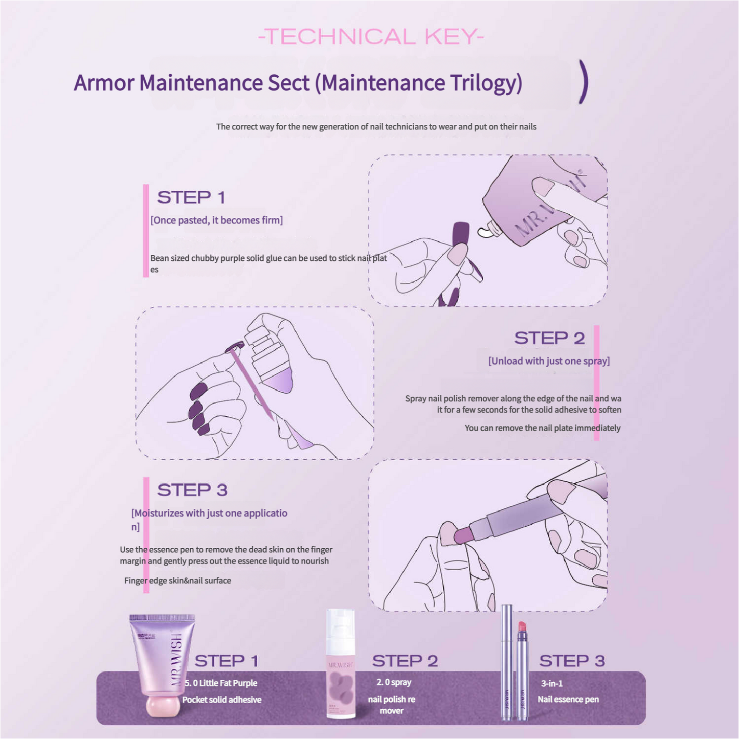 Mr. Wish Solid Glue: Premium Adhesive for Nail Extensions