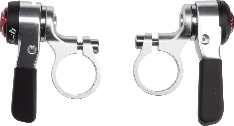 Ensemble de manettes à pouce microSHIFT 9 vitesses - Compatible Shimano