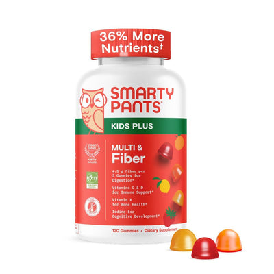 SmartyPants Kids Plus Multi & Fiber Gummies