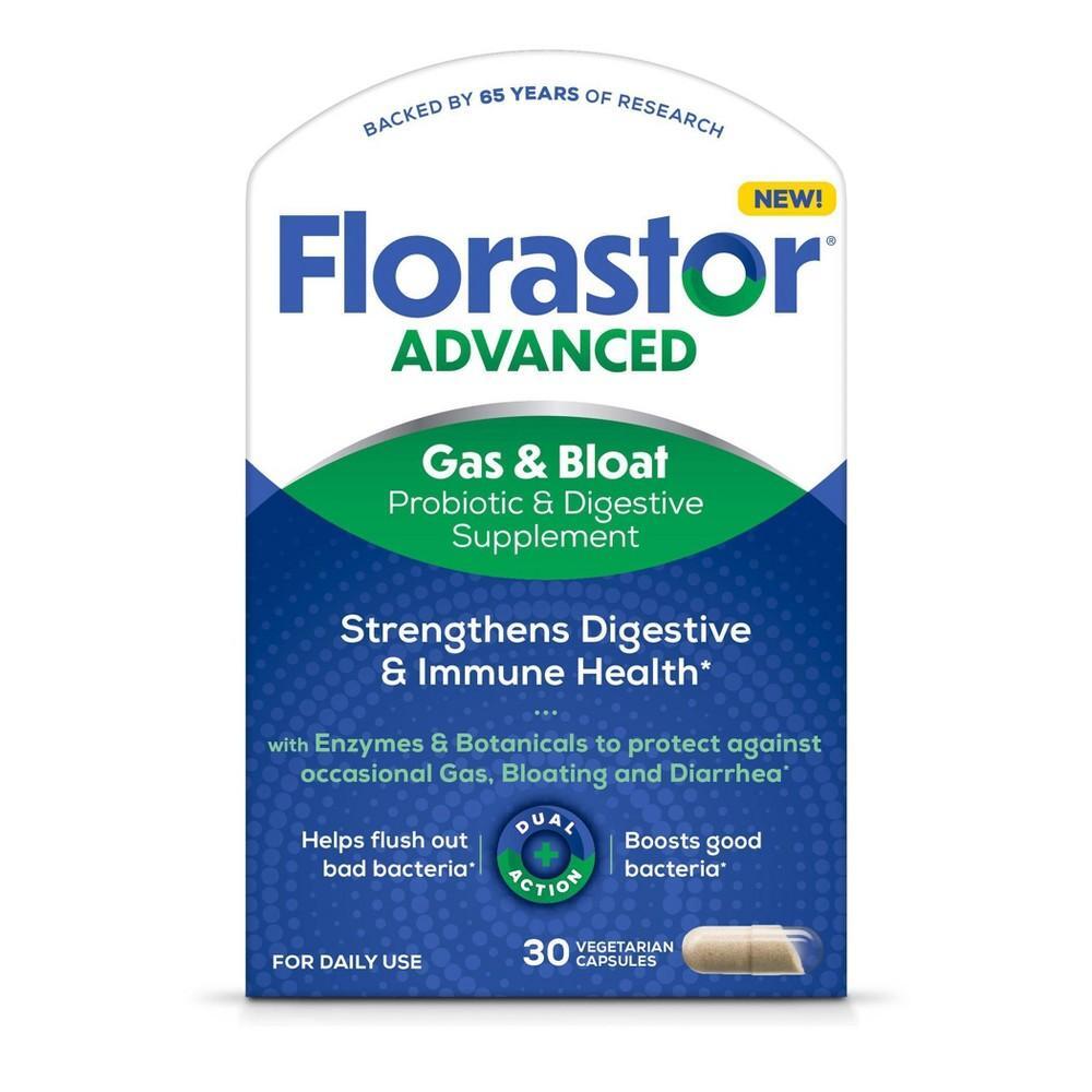 Suplemento probiótico Florastor Advanced Gas & Bloat