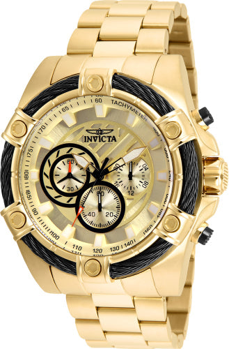 Invicta Men's Bolt Watch - Premium Gold Dial