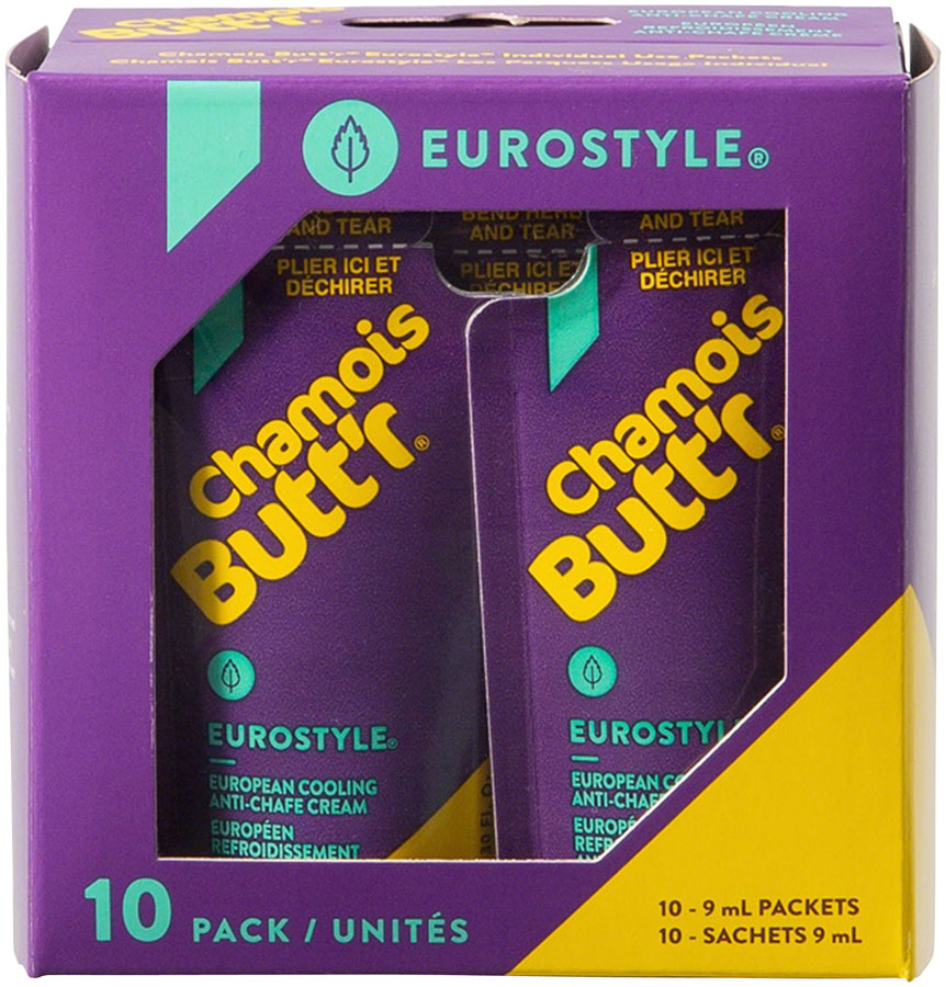 Chamois Butt'r Eurostyle Anti-Perspirant - 0.3oz Packet Box of 10