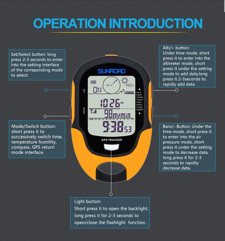 Premium Outdoor Navigation Altimeter