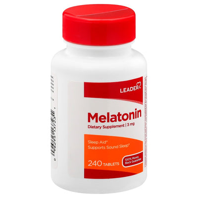 Comprimés de mélatonine Leader 3 mg - 240 unités