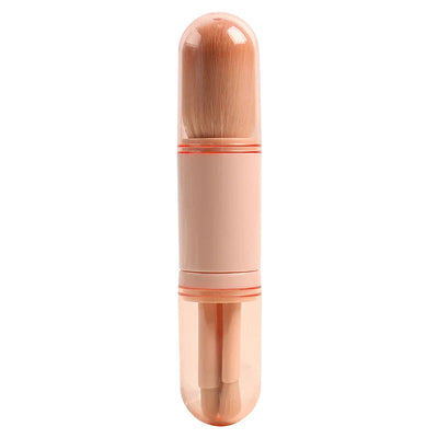 4 In 1 Telescopic Makeup Brush Portable Travel Makeup Brushes Set Eyeshadow Loose Powder Mini Makeup Brush Beauty Tools - Korvel